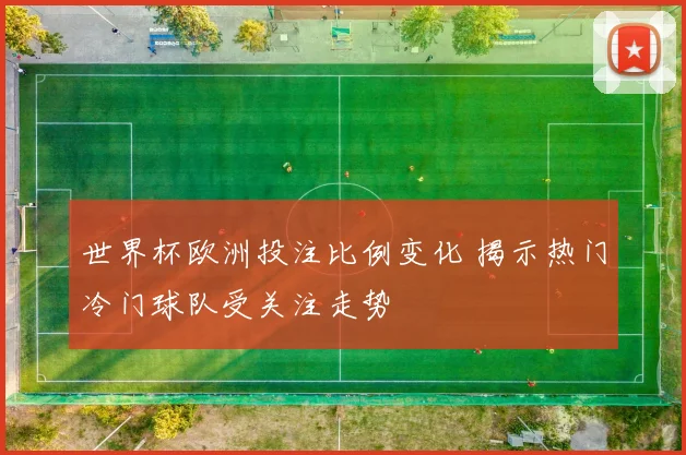 世界杯欧洲投注比例变化 揭示热门冷门球队受关注走势