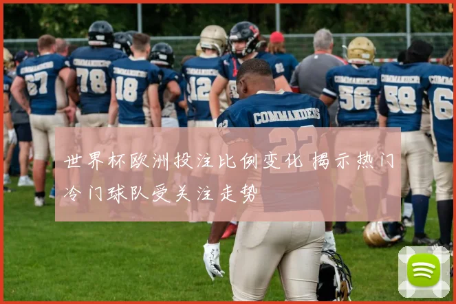 世界杯欧洲投注比例变化 揭示热门冷门球队受关注走势